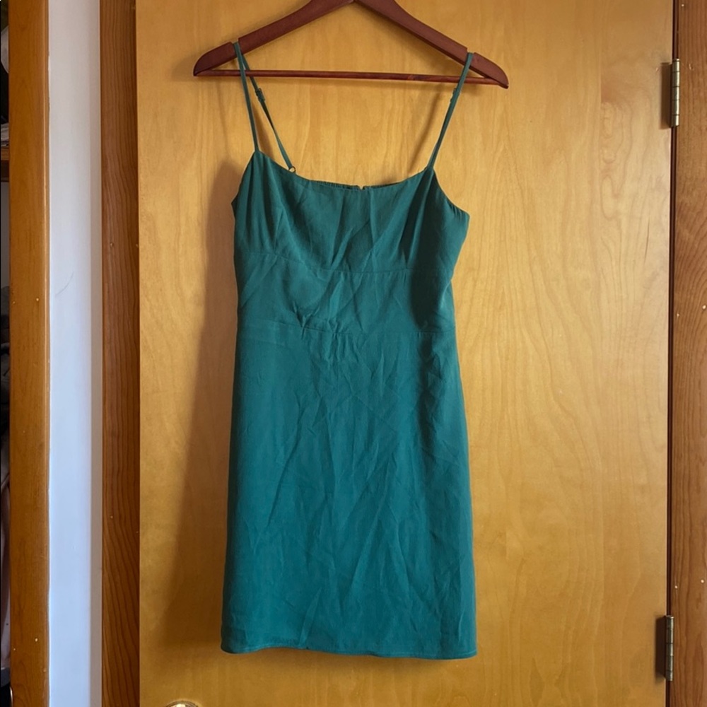 Aritzia Dark Ivy Green Jackson Dress